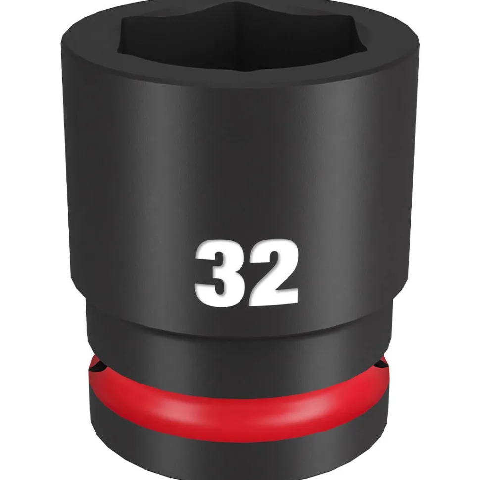 Milwaukee Shockwave Impact Duty 3/4" Drive 32mm Standard 6 Point Socket 49-66-6370