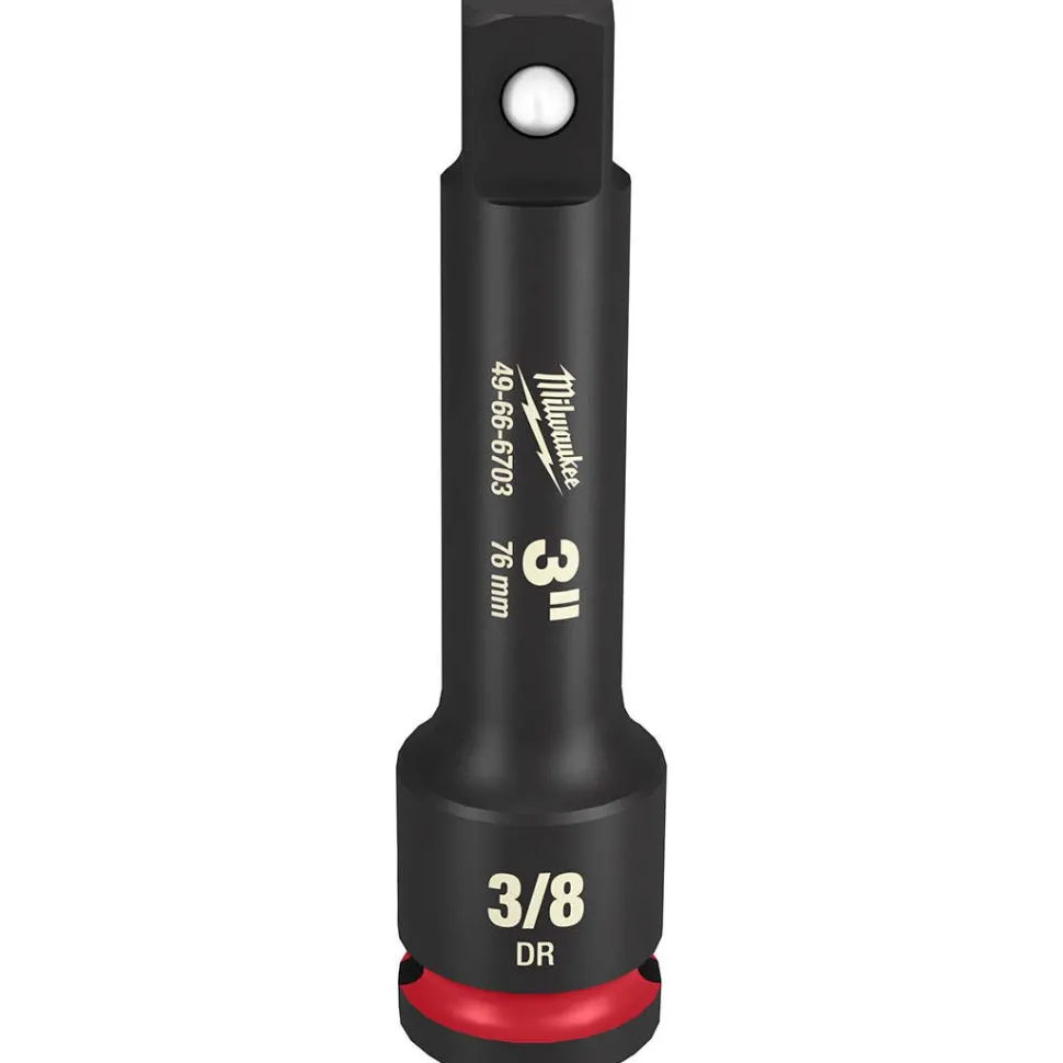 Milwaukee Shockwave Impact Duty 3/8" Drive 3" Socket Extension 49-66-6703