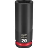 Milwaukee Shockwave Impact Duty 1/2" Drive 20mm Deep 6 Point Socket 49-66-6281