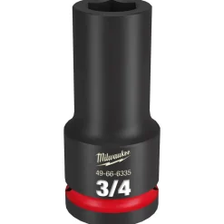 Milwaukee Shockwave Impact Duty 3/4" Drive 3/4" Deep 6 Point Socket 49-66-6335