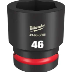 Milwaukee Shockwave Impact Duty 1" Drive 46mm Standard 6 Point Socket 49-66-6606