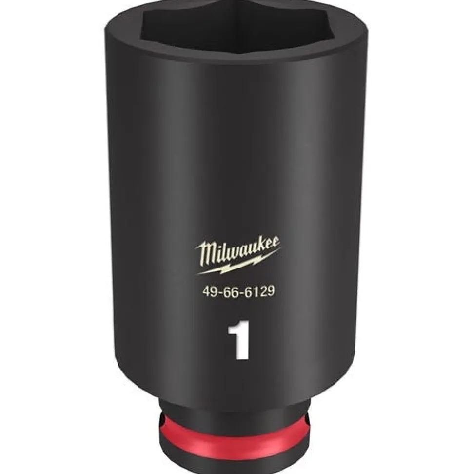 Milwaukee Shockwave Impact Duty 3/8'' Drive 1" Deep 6 Point Socket 49-66-6129