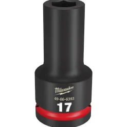 Milwaukee Shockwave Impact Duty 3/4" Drive 17mm Deep 6 Point Socket 49-66-6393