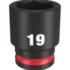 Milwaukee Shockwave Impact Duty 3/8'' Drive 19mm Standard 6 Point Socket 49-66-6143