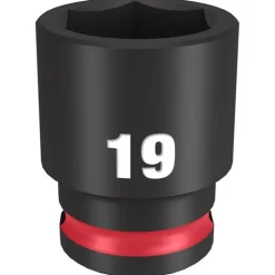 Milwaukee Shockwave Impact Duty 3/8'' Drive 19mm Standard 6 Point Socket 49-66-6143