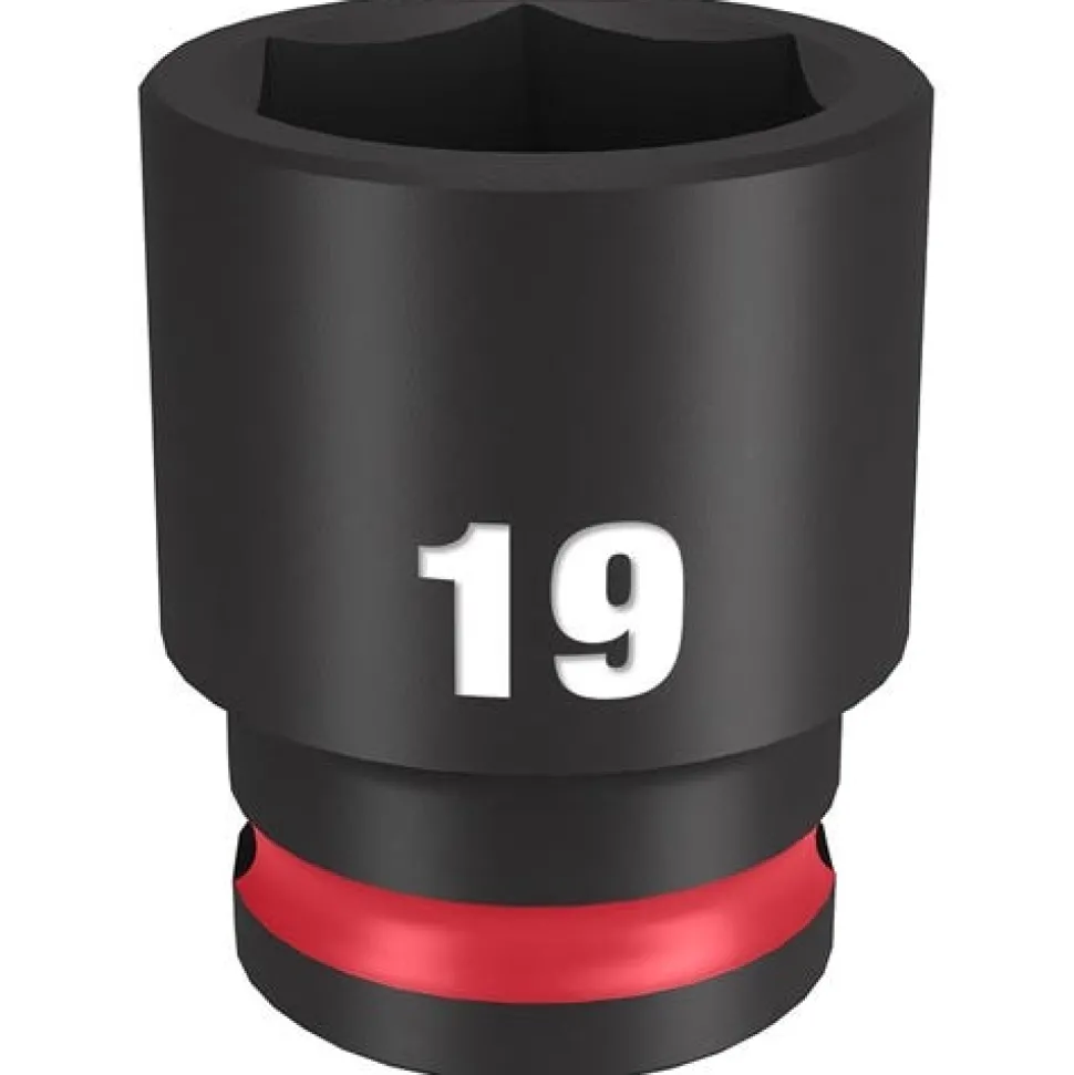 Milwaukee Shockwave Impact Duty 3/8'' Drive 19mm Standard 6 Point Socket 49-66-6143