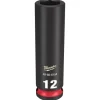 Milwaukee Shockwave Impact Duty 3/8'' Drive 12mm Deep 6 Point Socket 49-66-6154