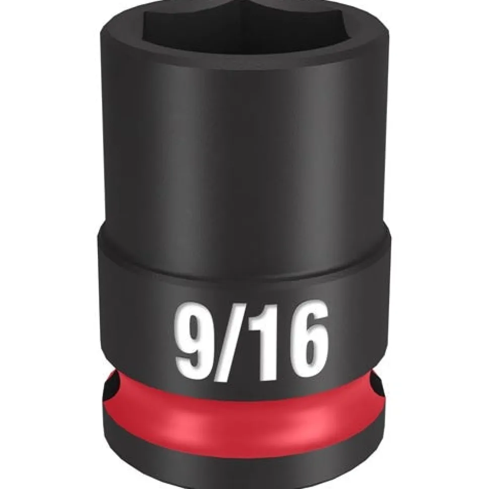 Milwaukee Shockwave Impact Duty 3/8'' Drive 9/16" Standard 6 Point Socket 49-66-6107