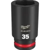 Milwaukee Shockwave Impact Duty 3/4" Drive 35mm Deep 6 Point Socket 49-66-6410