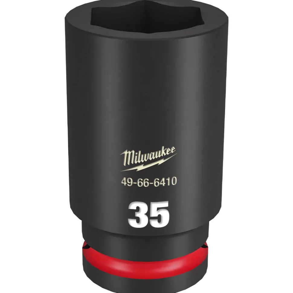 Milwaukee Shockwave Impact Duty 3/4" Drive 35mm Deep 6 Point Socket 49-66-6410