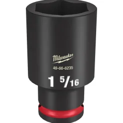 Milwaukee Shockwave Impact Duty 1/2" Drive 1-5/16" Deep 6 Point Socket 49-66-6235