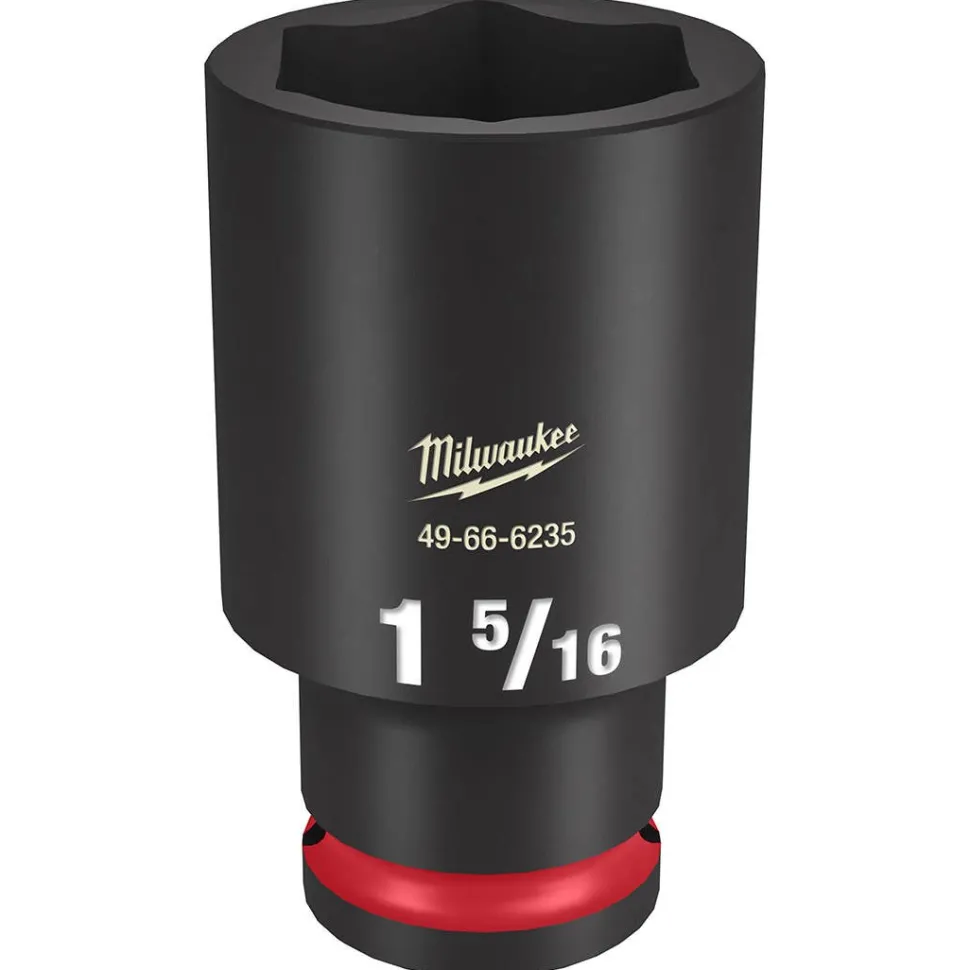Milwaukee Shockwave Impact Duty 1/2" Drive 1-5/16" Deep 6 Point Socket 49-66-6235