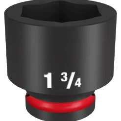 Milwaukee Shockwave Impact Duty 3/4" Drive 1-3/4" Standard 6 Point Socket 49-66-6319