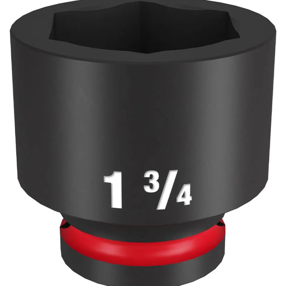 Milwaukee Shockwave Impact Duty 3/4" Drive 1-3/4" Standard 6 Point Socket 49-66-6319