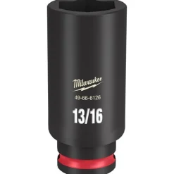 Milwaukee Shockwave Impact Duty 3/8'' Drive 13/16" Deep 6 Point Socket 49-66-6126