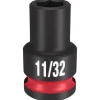 Milwaukee Shockwave Impact Duty 3/8'' Drive 11/32" Standard 6 Point Socket 49-66-6103