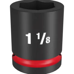 Milwaukee Shockwave Impact Duty 3/4" Drive 1-1/8" Standard 6 Point Socket 49-66-6309