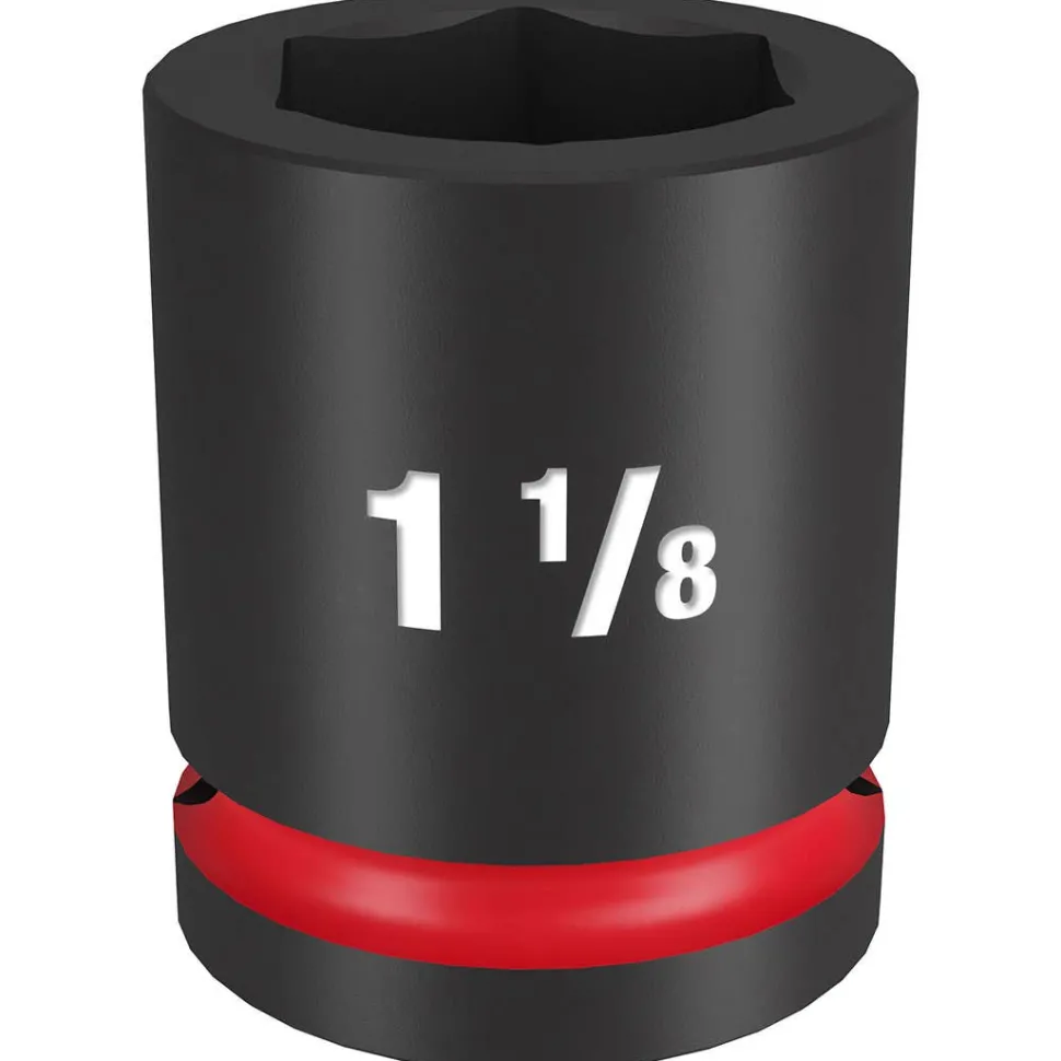 Milwaukee Shockwave Impact Duty 3/4" Drive 1-1/8" Standard 6 Point Socket 49-66-6309