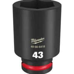 Milwaukee Shockwave Impact Duty 3/4" Drive 43mm Deep 6 Point Socket 49-66-6418