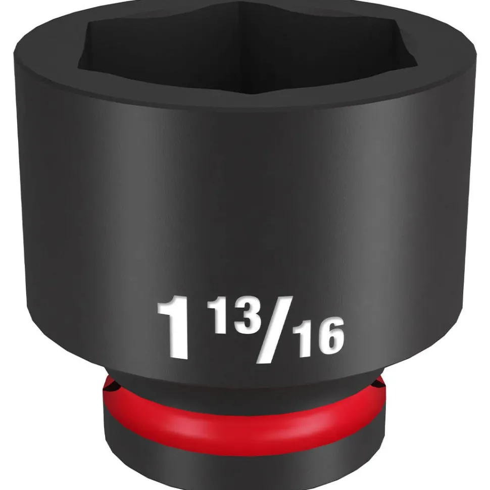 Milwaukee Shockwave Impact Duty 3/4" Drive 1-13/16" Standard 6 Point Socket 49-66-6320