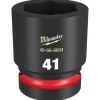 Milwaukee Shockwave Impact Duty 1" Drive 41mm Standard 6 Point Socket 49-66-6604