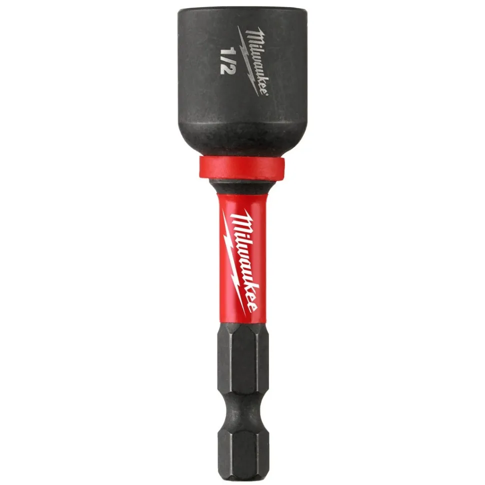 Milwaukee SHOCKWAVE Impact Duty 1/2" x 2-9/16" Magnetic Nut Driver 10PK 49-66-0537