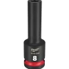 Milwaukee Shockwave Impact Duty 1/2" Drive 8mm Deep 6 Point Socket 49-66-6269