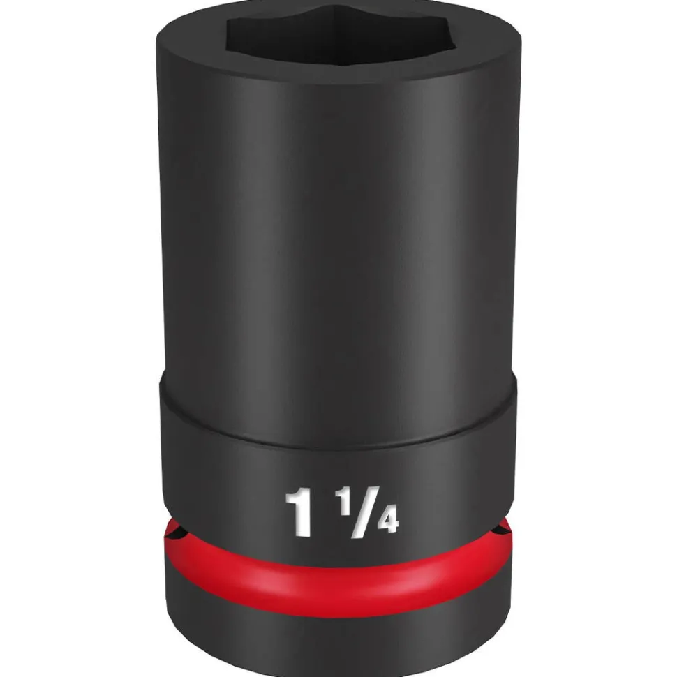 Milwaukee Shockwave Impact Duty 1" Drive 1-1/4" Deep 6 Point Socket 49-66-6508
