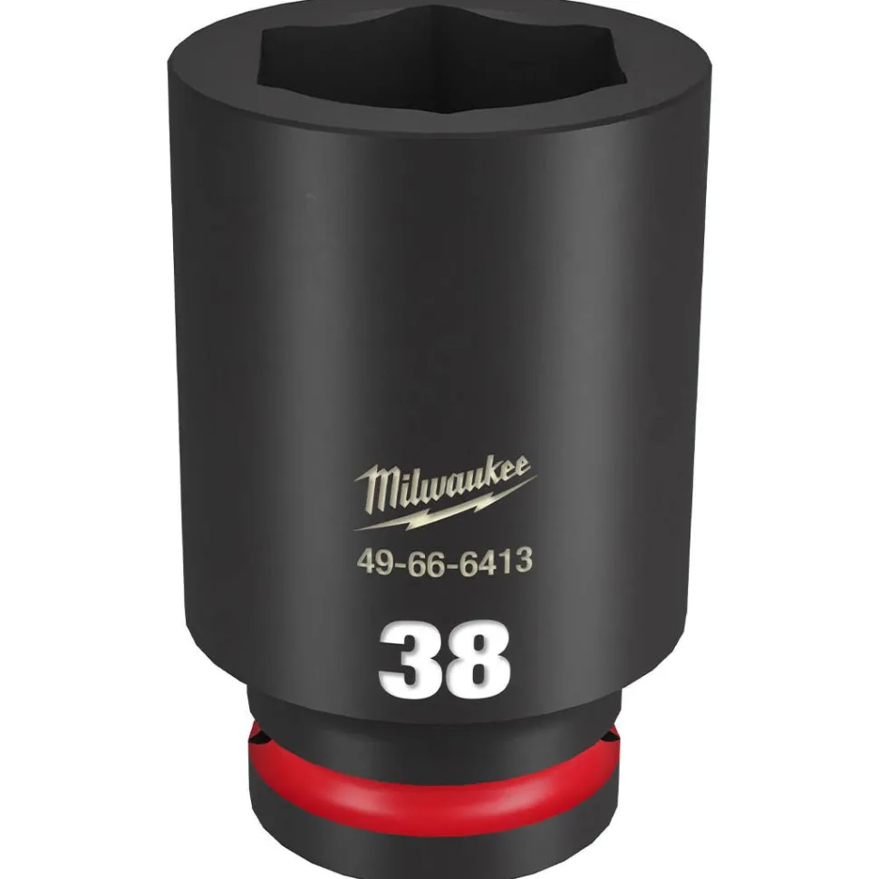Milwaukee Shockwave Impact Duty 3/4" Drive 38mm Deep 6 Point Socket 49-66-6413