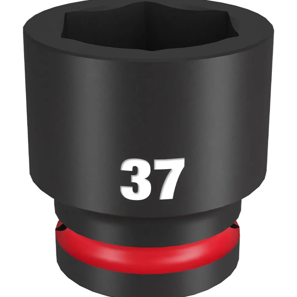 Milwaukee Shockwave Impact Duty 3/4" Drive 37mm Standard 6 Point Socket 49-66-6375