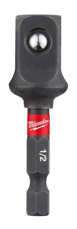 Milwaukee Shockwave Impact Duty 1/4" Hex To 1/2" Square Socket Adapter 48-32-5034
