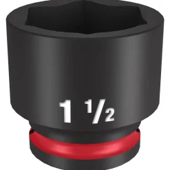 Milwaukee Shockwave Impact Duty 1/2" Drive 1-1/2" Standard 6 Point Socket 49-66-6218
