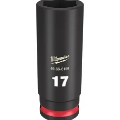 Milwaukee Shockwave Impact Duty 3/8'' Drive 17mm Deep 6 Point Socket 49-66-6159