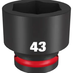 Milwaukee Shockwave Impact Duty 3/4" Drive 43mm Standard 6 Point Socket 49-66-6381