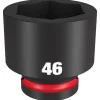 Milwaukee Shockwave Impact Duty 3/4" Drive 46mm Standard 6 Point Socket 49-66-6384