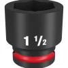 Milwaukee Shockwave Impact Duty 3/4" Drive 1-1/2" Standard 6 Point Socket 49-66-6315