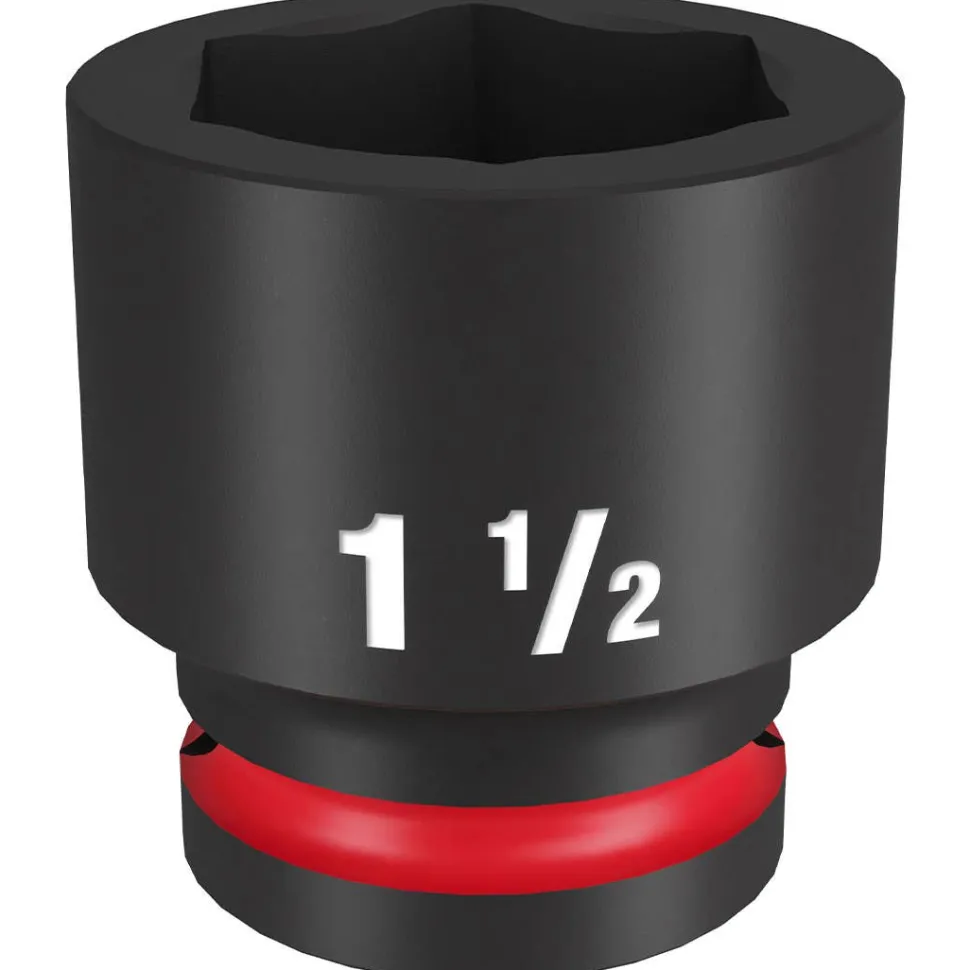 Milwaukee Shockwave Impact Duty 3/4" Drive 1-1/2" Standard 6 Point Socket 49-66-6315