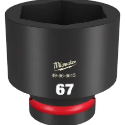 Milwaukee Shockwave Impact Duty 1" Drive 67mm Standard 6 Point Socket 49-66-6615