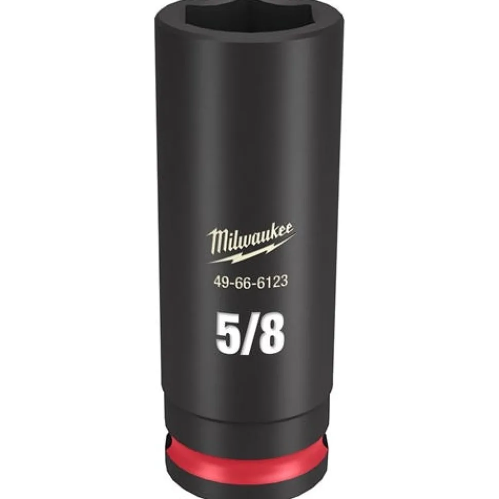 Milwaukee Shockwave Impact Duty 3/8'' Drive 5/8" Deep 6 Point Socket 49-66-6123