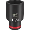 Milwaukee Shockwave Impact Duty 1/2" Drive 1-7/16" Deep 6 Point Socket 49-66-6237