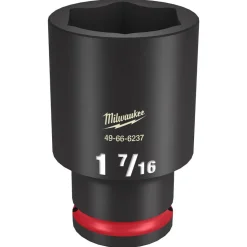 Milwaukee Shockwave Impact Duty 1/2" Drive 1-7/16" Deep 6 Point Socket 49-66-6237