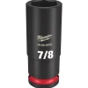 Milwaukee Shockwave Impact Duty 1/2" Drive 7/8" Deep 6 Point Socket 49-66-6228