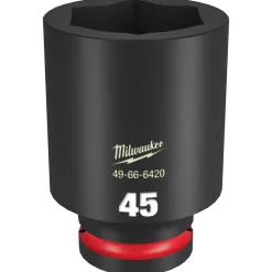 Milwaukee Shockwave Impact Duty 3/4" Drive 45mm Deep 6 Point Socket 49-66-6420