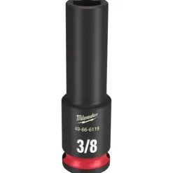 Milwaukee Shockwave Impact Duty 3/8'' Drive 3/8" Deep 6 Point Socket 49-66-6119