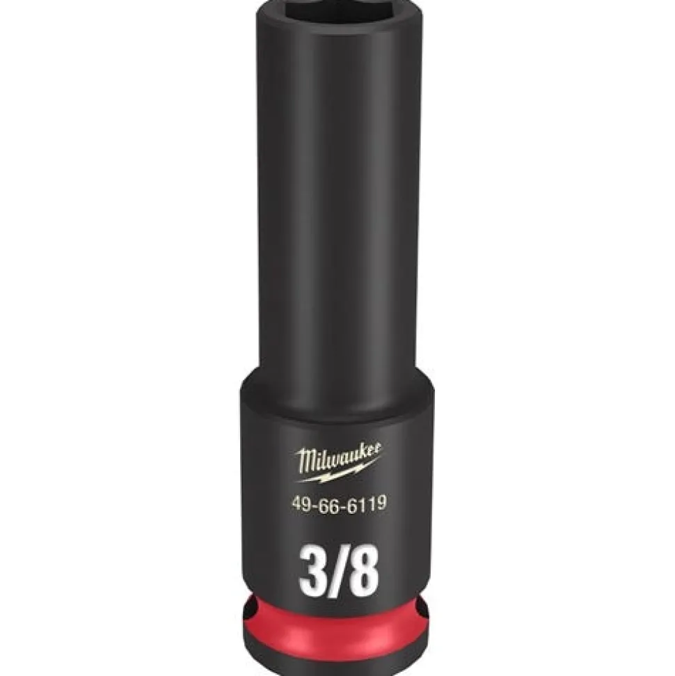 Milwaukee Shockwave Impact Duty 3/8'' Drive 3/8" Deep 6 Point Socket 49-66-6119