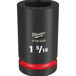Milwaukee Shockwave Impact Duty 1" Drive 1-5/16" Deep 6 Point Socket 49-66-6509