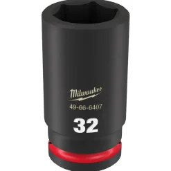 Milwaukee Shockwave Impact Duty 3/4" Drive 32mm Deep 6 Point Socket 49-66-6407