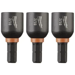 Milwaukee SHOCKWAVE Impact Duty 7/16" Insert Magnetic Nut Driver 3PK 49-66-4516