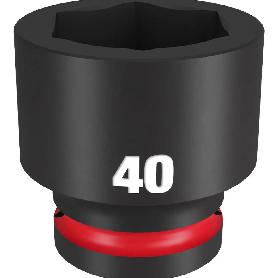 Milwaukee Shockwave Impact Duty 3/4" Drive 40mm Standard 6 Point Socket 49-66-6378