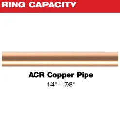 Milwaukee Tools 1/4" - 7/8" RLS® Pivoting Press Ring Kit for M12™ FORCE LOGIC™ Press Tool 49-16-2461RX